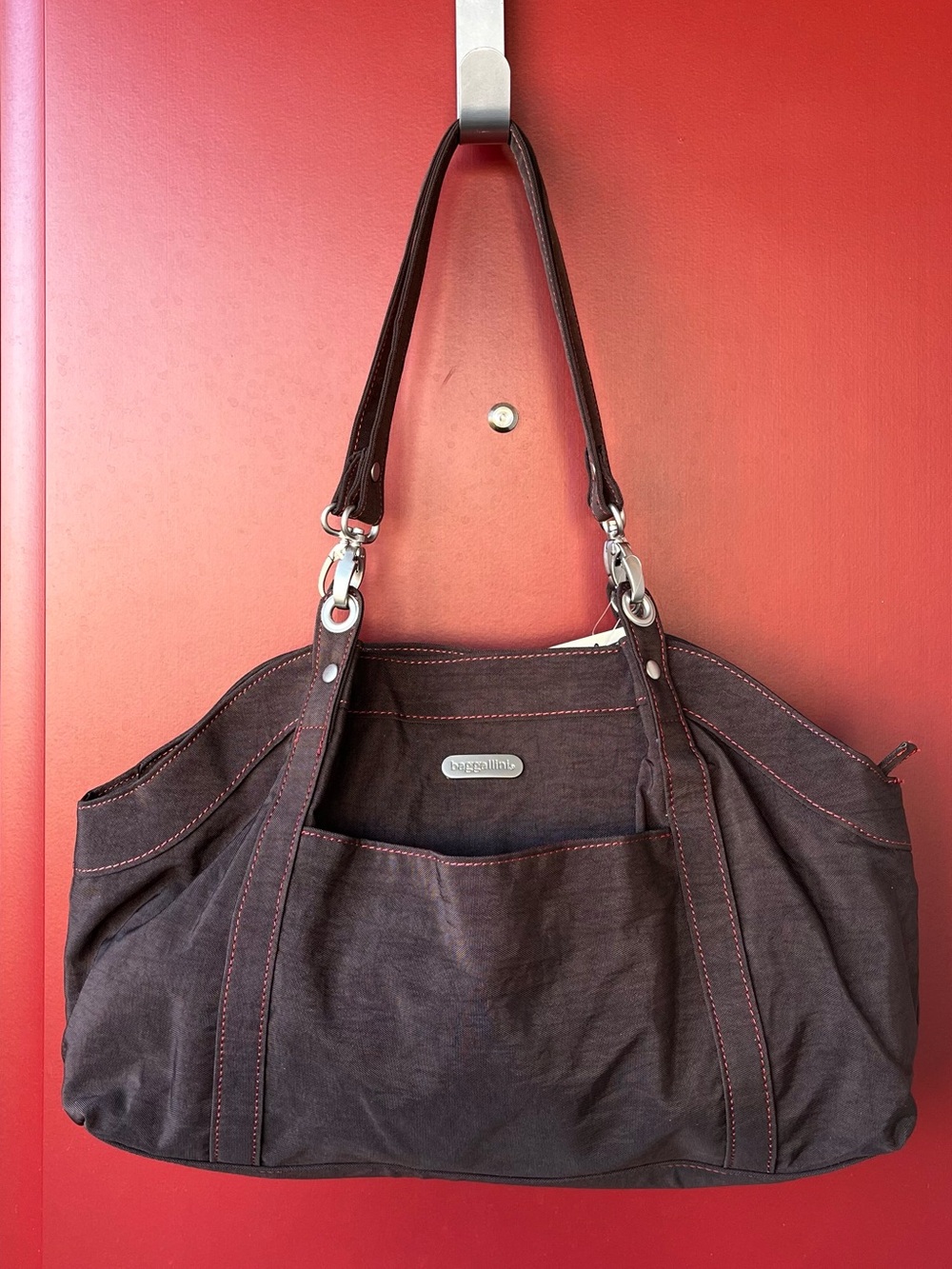 NWT Discontinued Baggallini Tote / Brown - Baby Hampton
